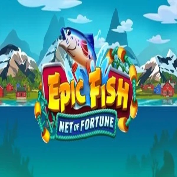Epic Fish Net of Fortune online game logo by Quickspin on gambloriacasinoo.pl