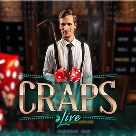 Live Craps logo – Live Casino by Evolution at Gambloria Casino