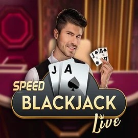 Speed Blackjack online game logo by Pragmatic Play on gambloriacasinoo.pl